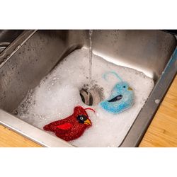 Kikkerland 3 in. W Nylon Handle Scrubber