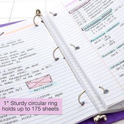 Bazic Products 1 in. W X 9.96 in. L 3-Ring Assorted View Binder Collection