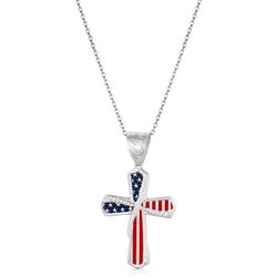 Montana Silversmiths Women's One Nation American Made Cross Necklace