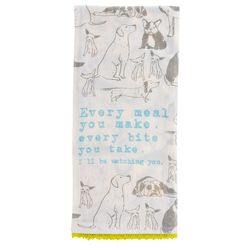 Karma Multicolored Cotton Dog Tea Towel 1 pk