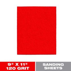 Diablo 11 in. L X 9 in. W Aluminum Oxide 120 Grit Medium Sanding Sheet