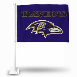 Rico Multicolored Baltimore Ravens Car Flag 6 pk