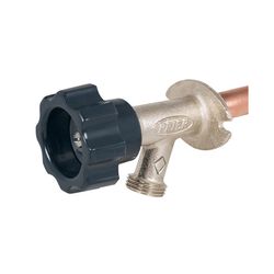 Prier 3/4 in. MPT FPT Brass Freezeless Wall Faucet