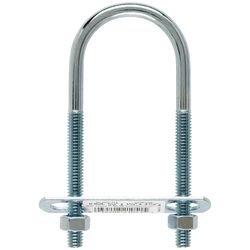 Hampton 5/16 in. X 1-3/4 in. W X 4-3/16 in. L Coarse Zinc-Plated Steel U-Bolt