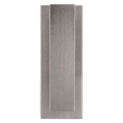 National Hardware Reed 4.75 in. L Satin Nickel Brass Door Knocker