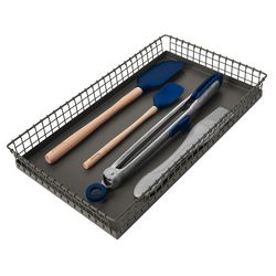 Spectrum Vintage Living 2 in. H X 15 in. W X 9 in. D Steel Drawer Organizer