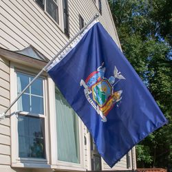Valley Forge New York State Flag 0 in. H X 3 ft. W X 5 ft. L