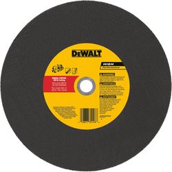 DeWalt 14 in. D X 0.78 in. X 0.125 in. thick Aluminum Oxide Cut-Off Wheel 1 pc