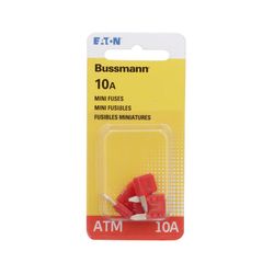 Bussmann 10 amps ATM Red Blade Fuse 5 pk