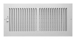 Tru Aire 6 in. H X 14 in. W 2-Way Powder Coat White Aluminum Wall/Ceiling Register