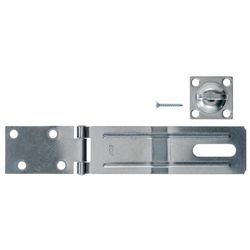 Ace Zinc 6 in. L Swivel Staple Safety Hasp