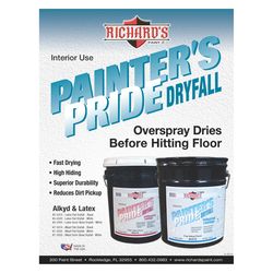 Richard's Paint Painter's Pride Flat White Water-Based Quick Dry Paint Interior 5 gal