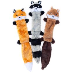 ZippyPaws For Dog Assorted Plush Skinny Peltz Dog Toy Large 1 pk