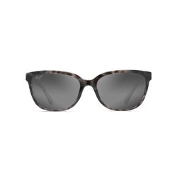 Maui Jim Honi Sunglasses Women's Gray Tortoise Stripe Frame Neutral Gray Lens Polarized