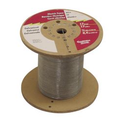 FarmGard 0.0453 in. H X 1320 ft. L Galvanized Steel Electric Fencing Silver