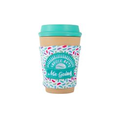 Pet Shop by Fringe Studio For Dog Multicolored Rubber Coffee Gets Me Going Dog Toy 1 pk