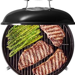 Weber 14 in. Smokey Joe Premium Charcoal Grill Black