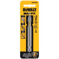 DeWalt Max Fit Phillips #2 X 3.5 in. L Screwdriver Bit Steel 1 pk