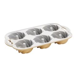 Nordic Ware 9 in. W X 15 in. L Heritage Bundlette Bundt Pan Gold 1 pc