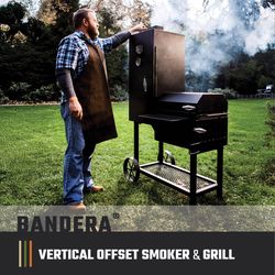 Oklahoma Joe's Bandera Charcoal Vertical Smoker Black