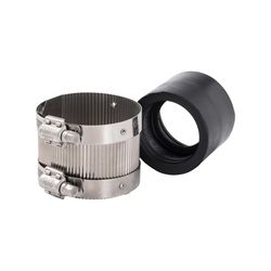 ProLine BK Proucts 3 in. Hub Sizes X 3 in. D Hub Sizes Neoprene/Stainless Steel No Hub Coupling 1 pk