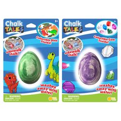 Sunny Days Chalk Tales Chalk Egg With Surprise Toy Multicolored