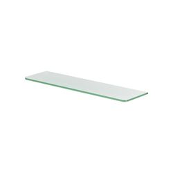Dolle 0.31 in. H X 23.6 in. W X 5.9 in. D Clear/White Glass Shelf Board