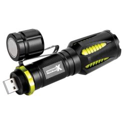 Performance Tool FirePoint X 418 lm Black/Green LED Rechargeable USB Flashlight
