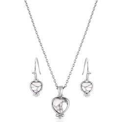 Montana Silversmiths Women's Snowcapped Heart Jewelry Sets