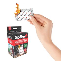 Gofire Paraffin Fire Starter 15 min 10 each