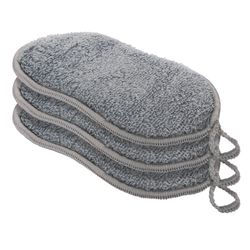 OGGI Non-Scratch Antibacterial Sponge For Kitchen and Bath 7 in. L 3 pk