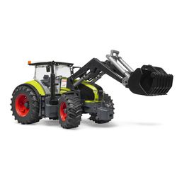 Bruder Claas Axion Tractor with Frontloader Toy Multicolored