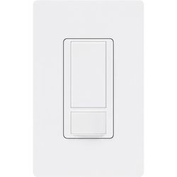 Lutron 2 amps Single Pole Motion Sensor Alarm/Sensor Switch White 1 pk