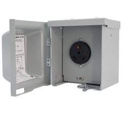 Connecticut Electric 30 amps 120 V 1 space 30 amps Power Outlet Box