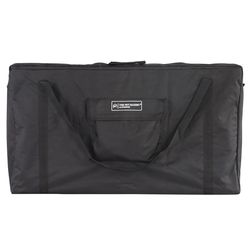Pet Gazebo Nylon Tote Bag Black 25.5 in. H X 46.5 in. W X 7.5 in. D
