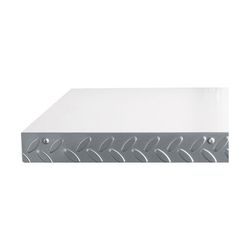 Knape & Vogt John Sterling 1-1/2 in. H X 1.38 in. W X 48 in. D Silver Steel Shelf Edge