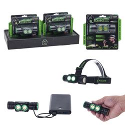 Kodiak 3000 lm Black LED Rechargeable Head Lamp