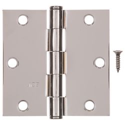 Ace 3-1/2 in. L Chrome Residential Door Hinge 1 pk
