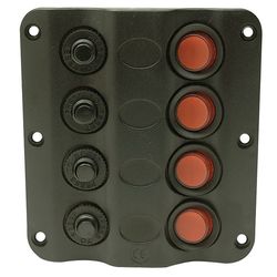 Seachoice LED Switch Panel Plastic