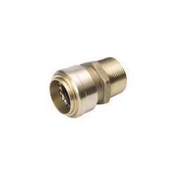 BK Products Proline Push to Connect 1 in. PTC X 1 in. D MPT Brass Adapter
