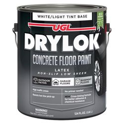 Drylok Flat White Latex-Based Latex Concrete Floor Paint 1 gal
