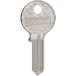 HILLMAN Traditional Key House/Office Key Blank 91 Single For American Padlocks Silver