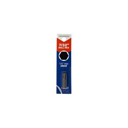 Best Way Tools Ball Hex 7/32 in. X 1 in. L Insert Bit Carbon Steel 1 pc