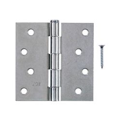 Ace 4 in. L Zinc-Plated Door Hinge 1 pk