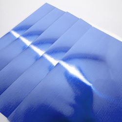 Bazic Products 22 in. W X 28 in. L Metallic Blue Poster Board