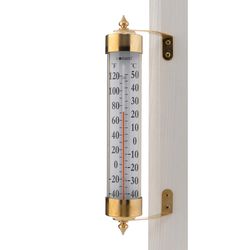 Conant 120 deg Thermometer 12.25 in. L X 2 in. W Gold