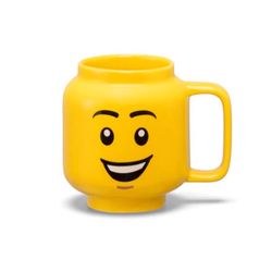 LEGO 7.6 oz Yellow BPA Free Happy Mug