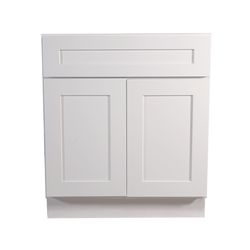 Design House Brookings 34.5 in. H X 30 in. W X 24 in. D White Base Cabinet