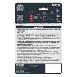 Sabre Runner Black Plastic Pepper Spray