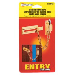 Prime-Line 3.25 in. L Bright Brass Brass Chain Door Guard